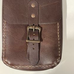 Handmade Leather Belt Bag