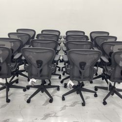 🔥BRAND NEW HERMAN MILLER REMASTERED AERON CHAIRS SIZE B FULLY LOADED WITH POSTURE-FIT SL!🔥