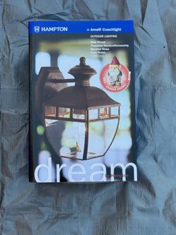 Hampton Amalfi Wall mount Coach light