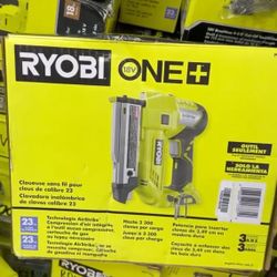 Ryobi 18v Cordless 23ga Pin Nailer 