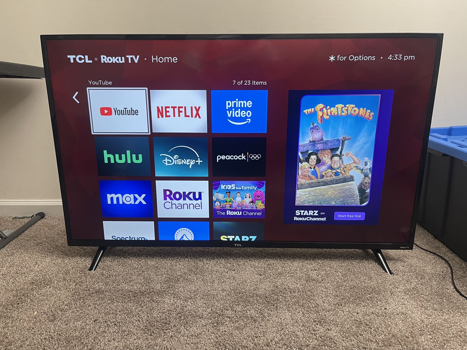 50 inch TCL ROKU TV