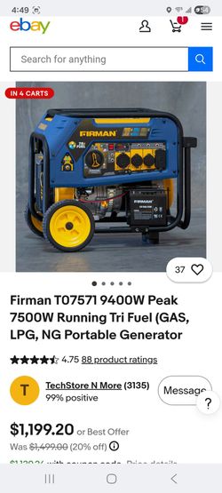 New Firman power generator