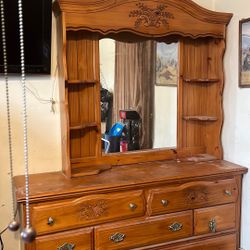 Wood Dresser 