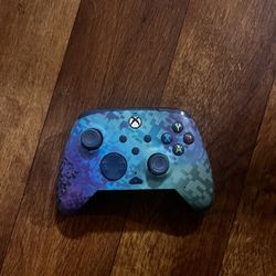 Blue And Purple Camo Wired Controller