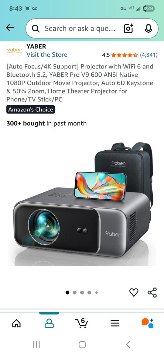 Projector 1080 + Canvas Screen Set 