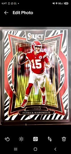 2024 panini Select Patrick Mahomes zebra case hit ssr