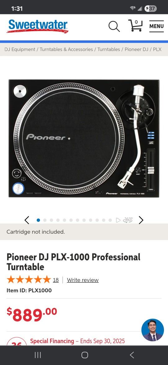 Pioneer DJ plx-1000