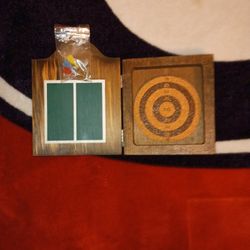 Mini Dart Board ( Real Metal Tip Darts)