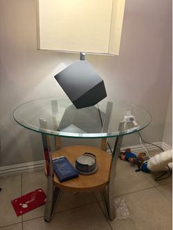 MOVING OUT SALE - Glass Side Table for Living Room