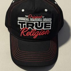 True Religion Brand Jeans Original Buddha Strapback Hat Brand New DS