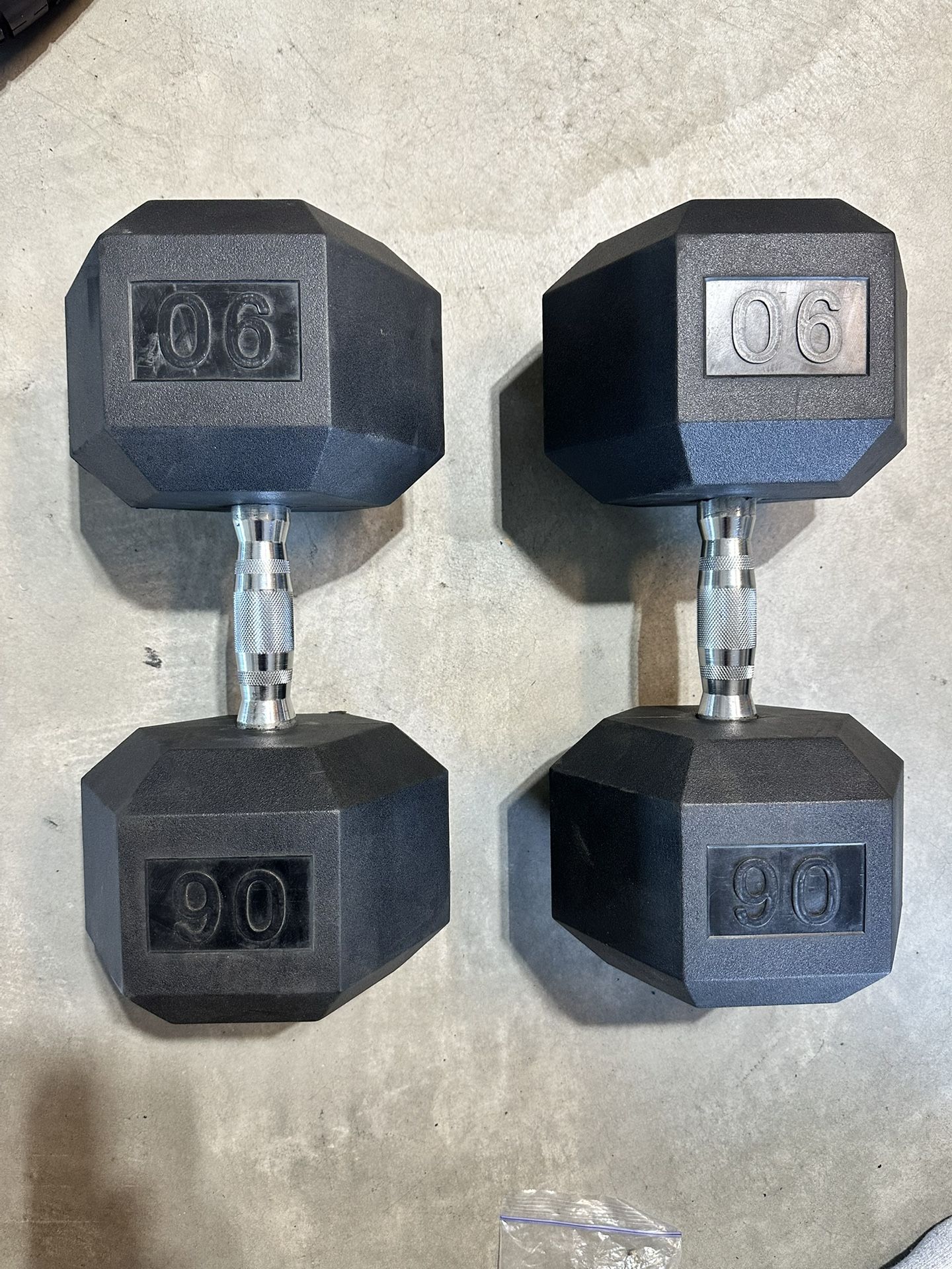 Pair Of 90lbs. Dumbbells