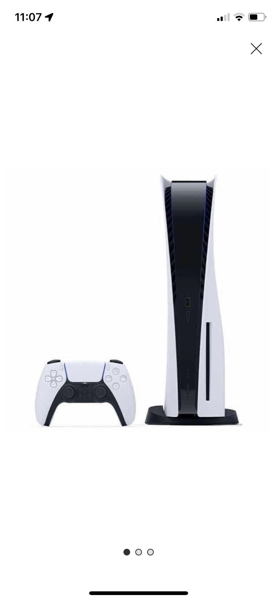 Sony, PlayStation 5, White, And 158 Oz