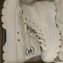 White Converse High Tops 