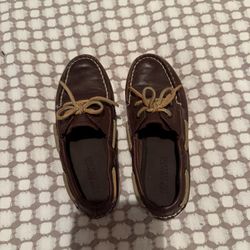 Boys Sperrys Leather Boat Shoes Size 13M