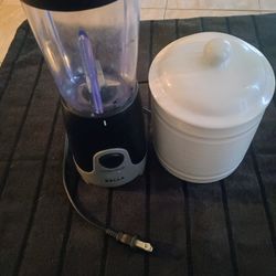 Bella Blender Power & Pulse , MainSTAYS White Ceramic Canister With Lid