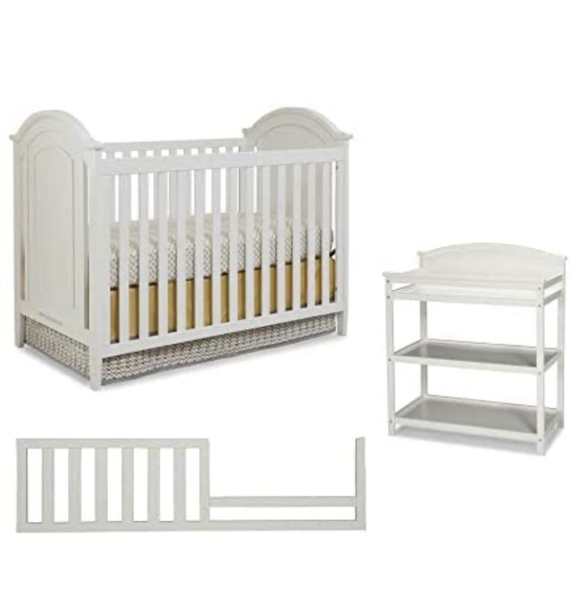 Imagio baby Convertible Crib W/changing Table (used)