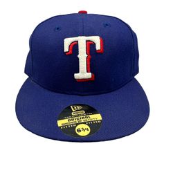 Texas Rangers New Era MLB Authentic 59 Fifty On Field Fitted Cap 6 7/8 NWT