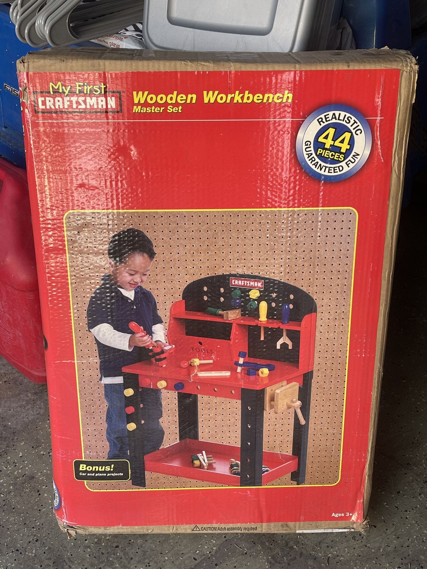 My First Craftsman Wooden Master Set Work Bench