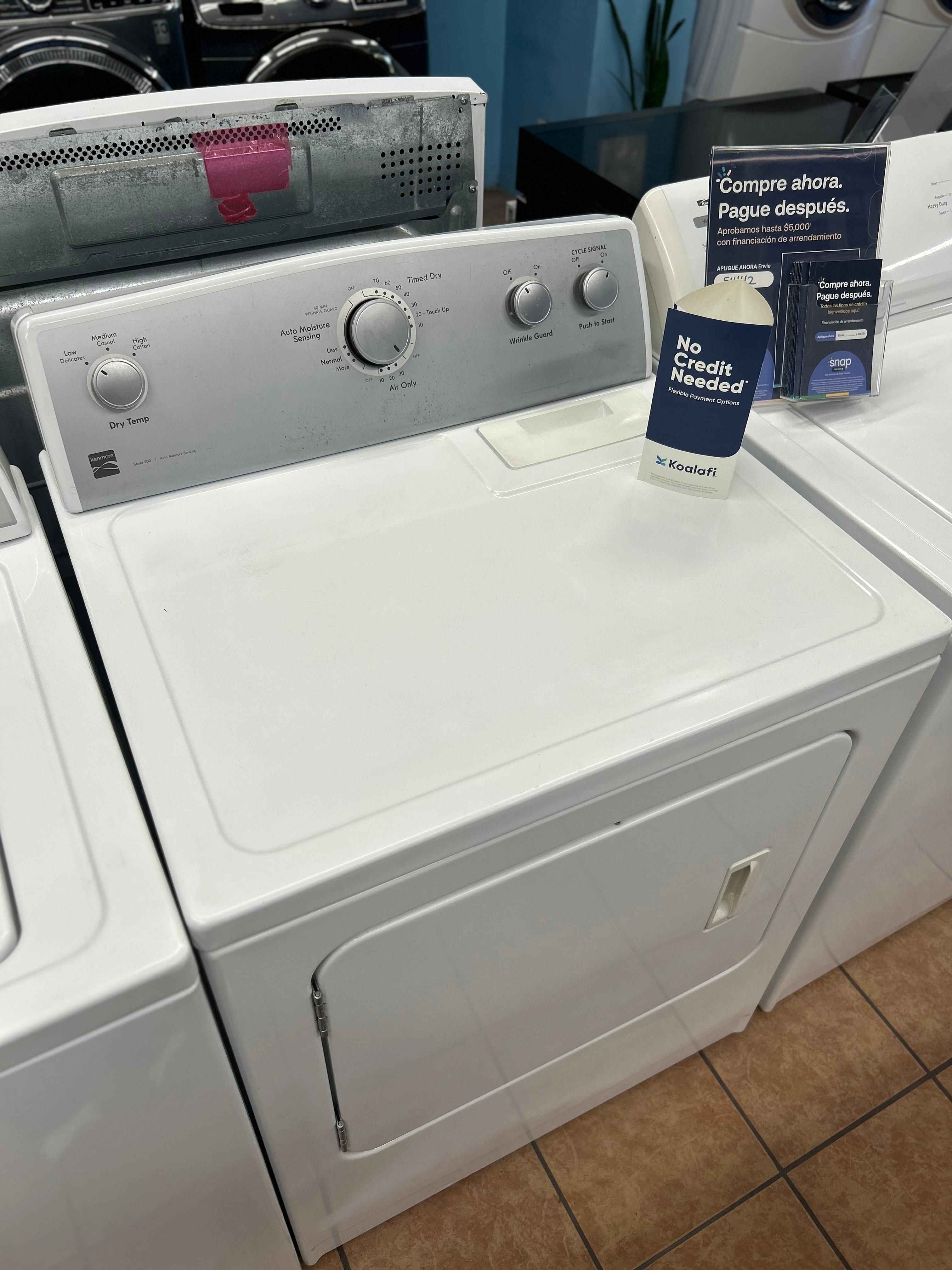 Kenmore White Gas Dryer