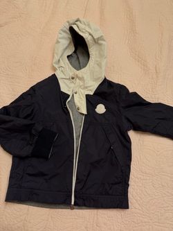 Moncler Kids Hooded Zip Jacket