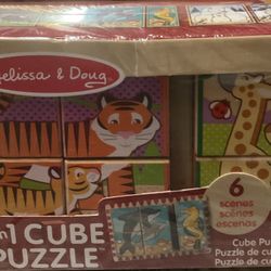 New 2 In1  Cube Puzzle 