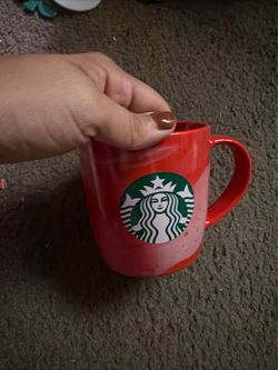 Starbucks Red Ceramic Coffee Mug