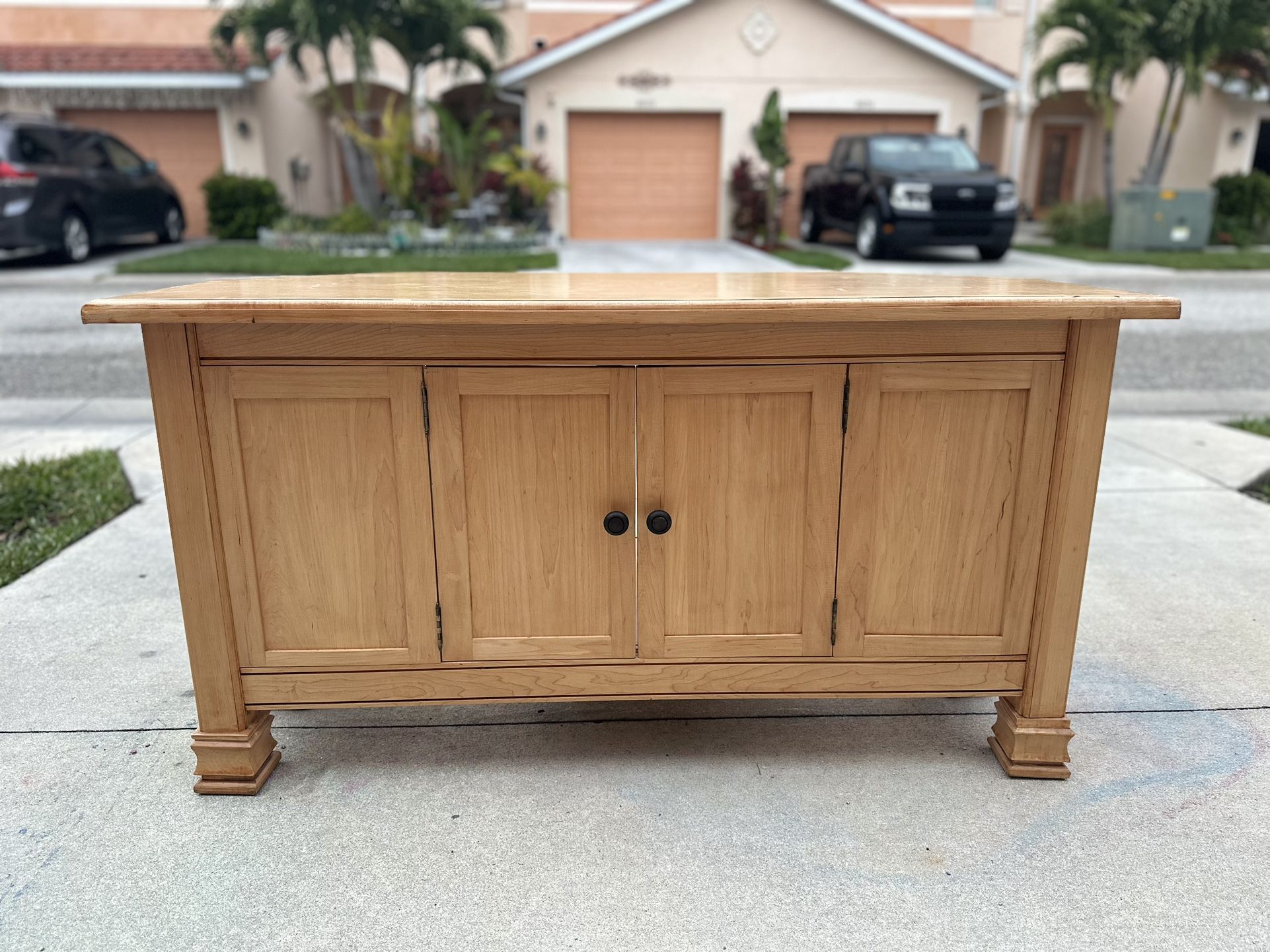 Solid Wood TV Stand