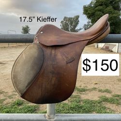 17.5" Kieffer English Saddle