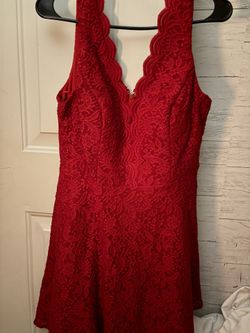 Red Evening Dress/ Party Dress ( Holiday 