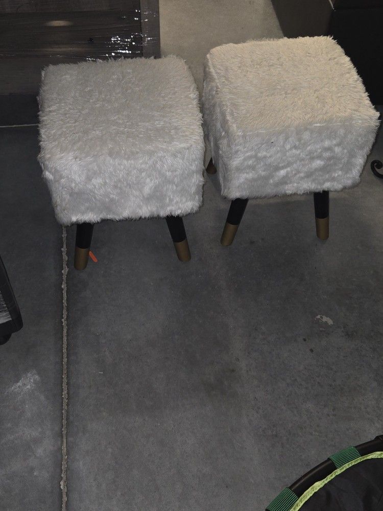 Two Fur Stools