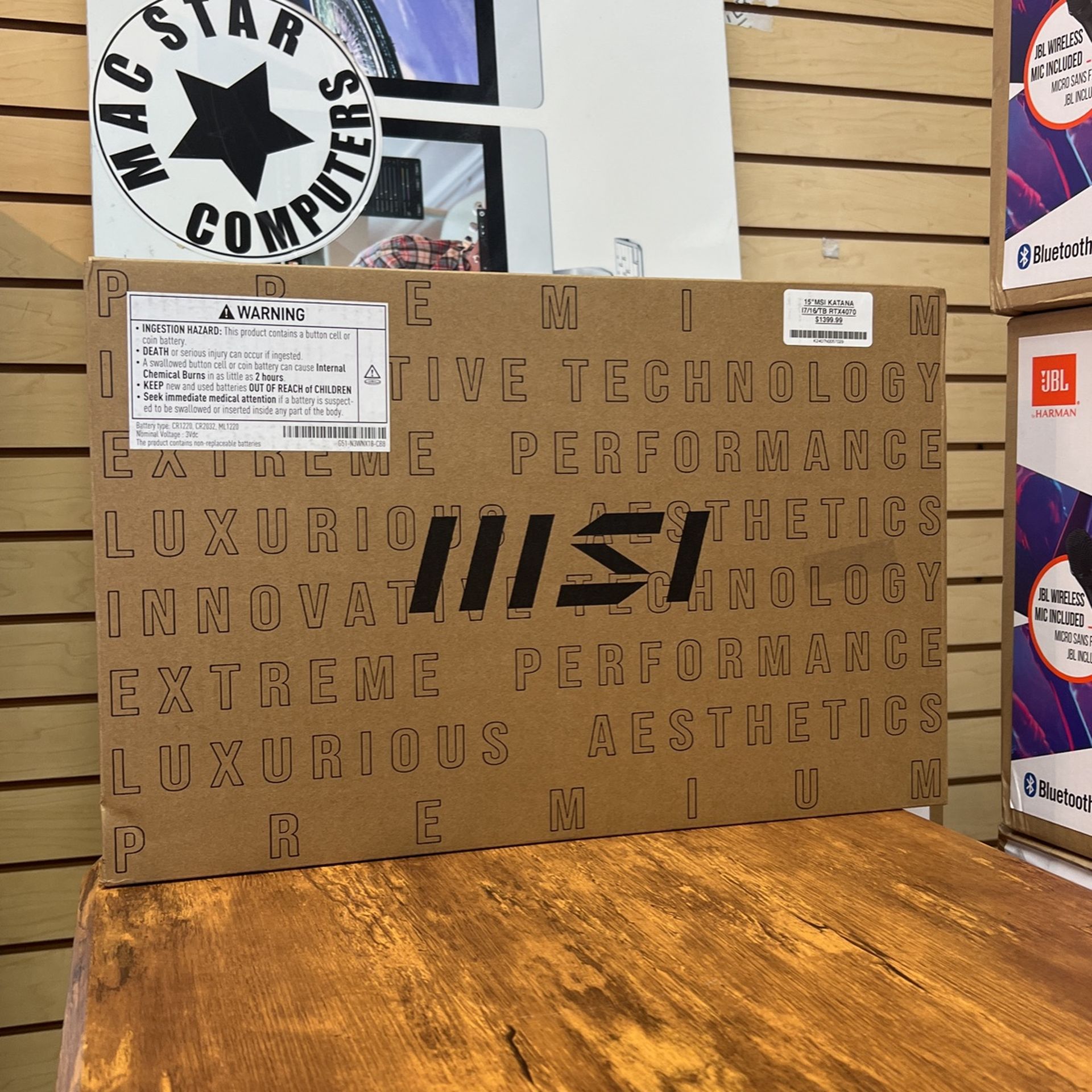 15”MSI Ci7 16Ram 1TB SSD RTX 4070