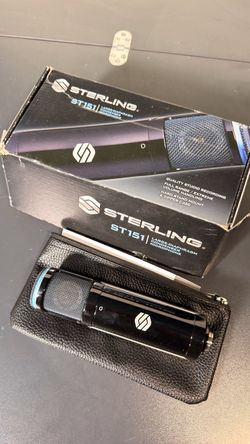 NEW Sterling Audio ST151 Large Diaphragm Condenser Microphone w/ Box & Case