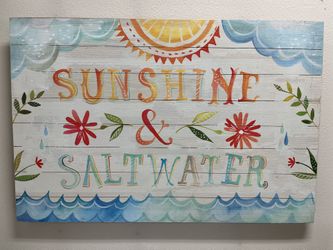 Pottery Barn Sunshine And Saltwater Wall Art
