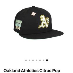 Oakland Athletics 1974 Citrus Pop Fitted By Capsule 7 1/8