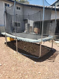 14 ft by 8 foot rectangular trampoline