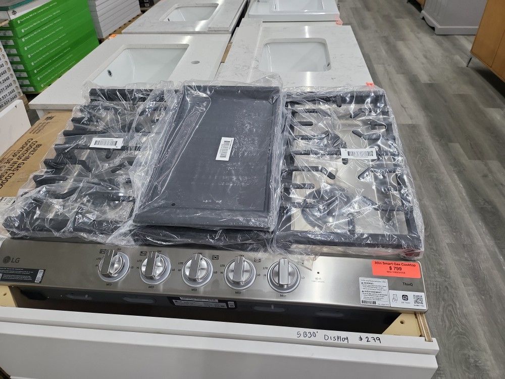 Cooktop 30in Smart Gas