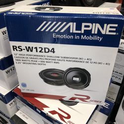 Alpine Rs-w12d4 On Sale Today For 499.99