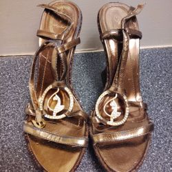 Vintage Y2K Baby Phat Wedge Sandals Size 8.5 Need Gone ASAP 