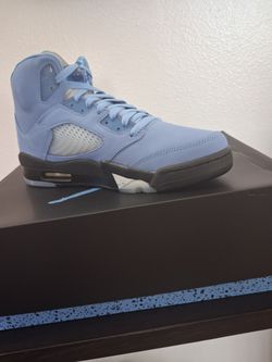 Jordan 5 retro unc university blue 9