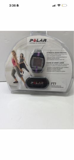 Polar FT7 Watch Heart Rate Monitor With H1 Sensor & Soft Strap In Box W/ Manual
