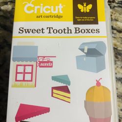 Cricut Sweet Tooth Boxes cartridge Amazing Gift Box Making Set