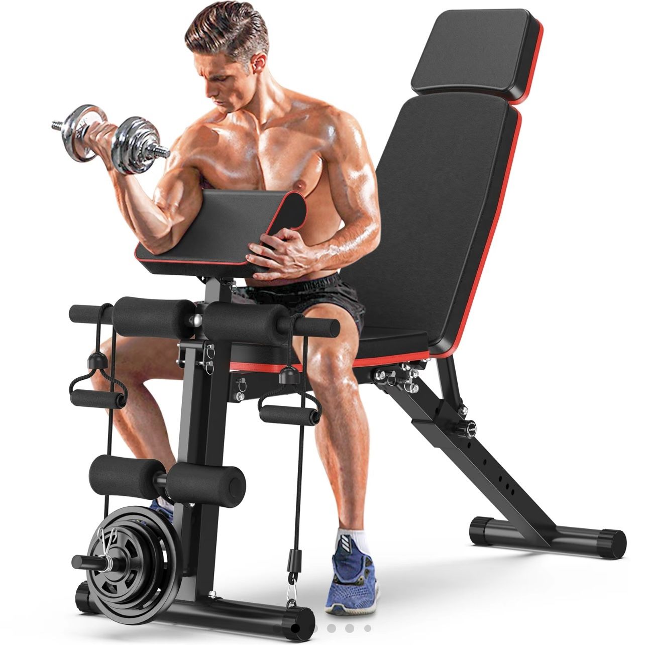 Bearbro 770 LB Adjustable Weight Bench