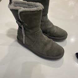 American Eagle Outfitters Womens Gray Winter Boot, Size 7