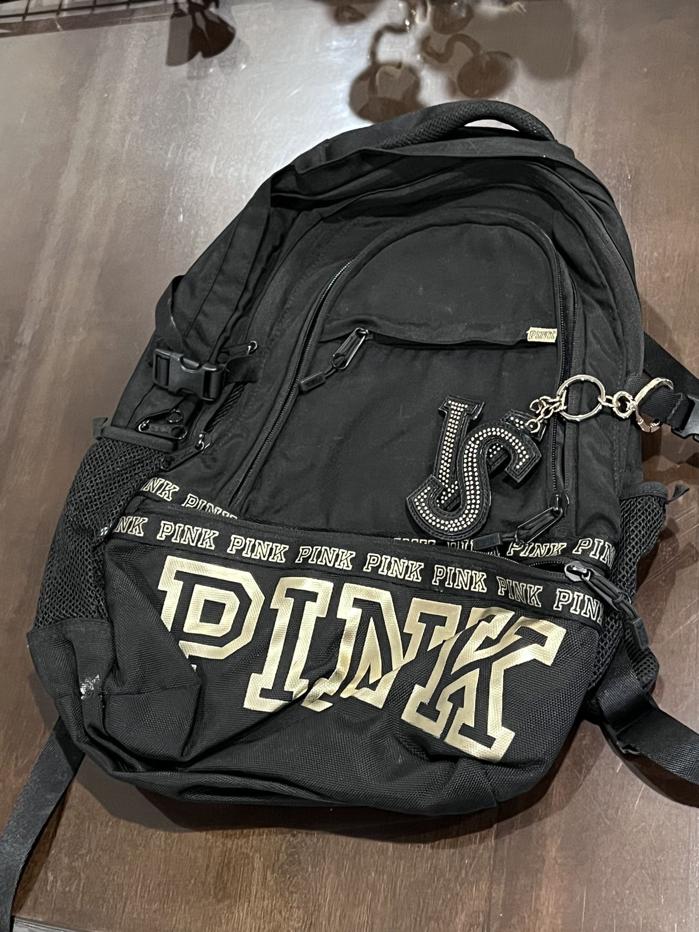 PINK Backpack with VS Key Chain 