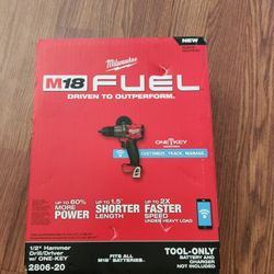 Milwaukee  M18 Fuel One Key Hammer Drill