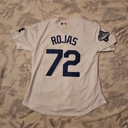 Dodgers Woman Rojas White Jerseys $50 Firm