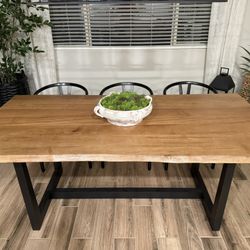 Custom Solid Wood Table 