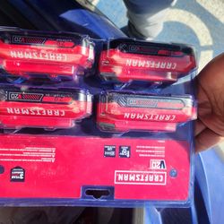 Brand New Craftsmen Batteries $100 For All 4 Batteries