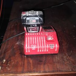 Milwaukee 8.0 Battery And Charger 