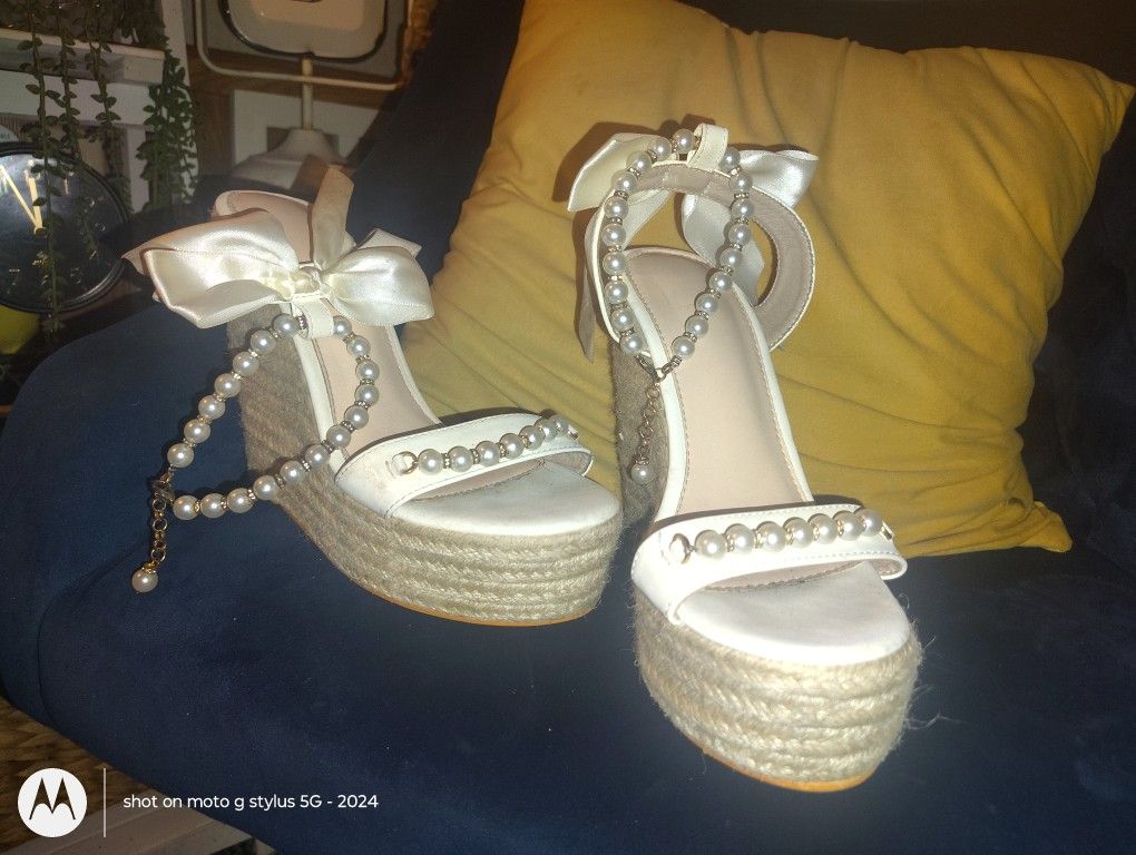 Women's Wedge Espadrilles Size 8